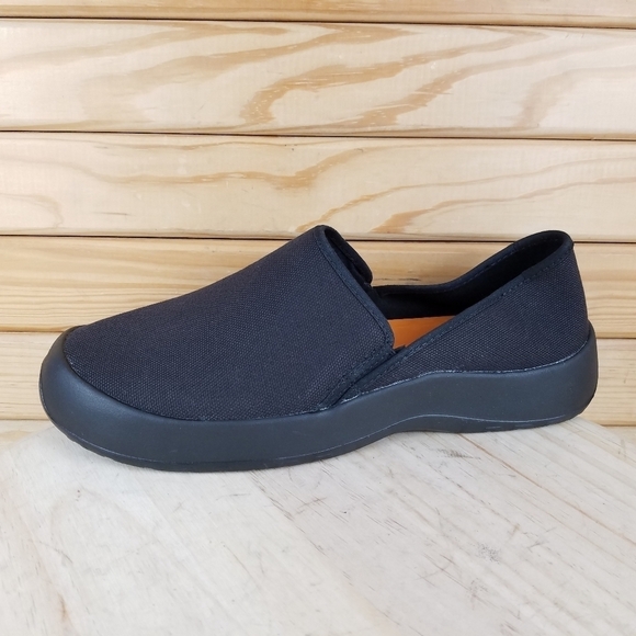 Soft Science Drift Canvas 14 US Black Slip-on Lightweight Boat Shoe Loafers NEW - Picture 9 of 16